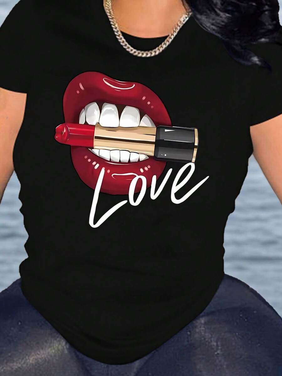 Women T-Shirts - Black - View 1