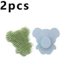 1pc Scalp Exfoliating Shower Brush - Exfoliating, Massaging And Cleansing Tool (Mud Removal Sponge) - Solid Color - View 16