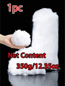 1包高品质聚酯纤维填充物，白色优质填充材料，适用于DIY和填充，白色聚酯纤维填充物，丝纤维，毛绒娃娃棉，优质PP棉，丝棉，低致敏聚酯纤维填充物，乔迁礼物，高弹填充棉，大容量，柔软蓬松，高弹高品质聚酯纤维填充物，超细羽绒面料，真空压缩丝棉混纺 - 填充棉 - 查看 13