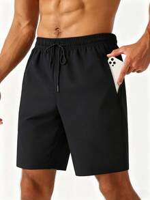 3 calções desportivos para homem, adequados para fitness, corrida ao ar livre, festa casual na praia e uso exterior - Multicolorido - Ver 3