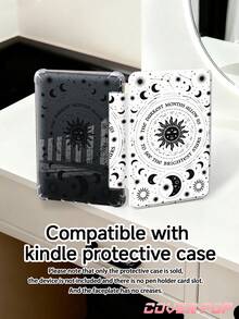 Ốp lưng máy tính bảng họa tiết Mặt Trời & Mặt Trăng Tarot, tương thích với iPad Air 11 inch M3 2025 / M2 2024, Air thế hệ thứ 5 2022, Air 8 2026 (11/13 inch), (A16) 11 inch thế hệ thứ 11 2025, tương thích với Samsung Galaxy Tab, Kindle Paperwhite thế hệ thứ 12 2024. Mặt lưng trong suốt, ốp bảo vệ họa tiết thời trang, chức năng tự động tắt/mở màn hình, bảo vệ bằng túi khí, là lựa chọn tuyệt vời cho cả công việc văn phòng và làm quà tặng. - Nhiều màu - Xem 6