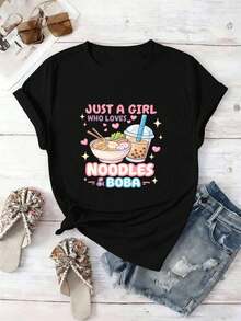 Women T-Shirts - Black - View 2