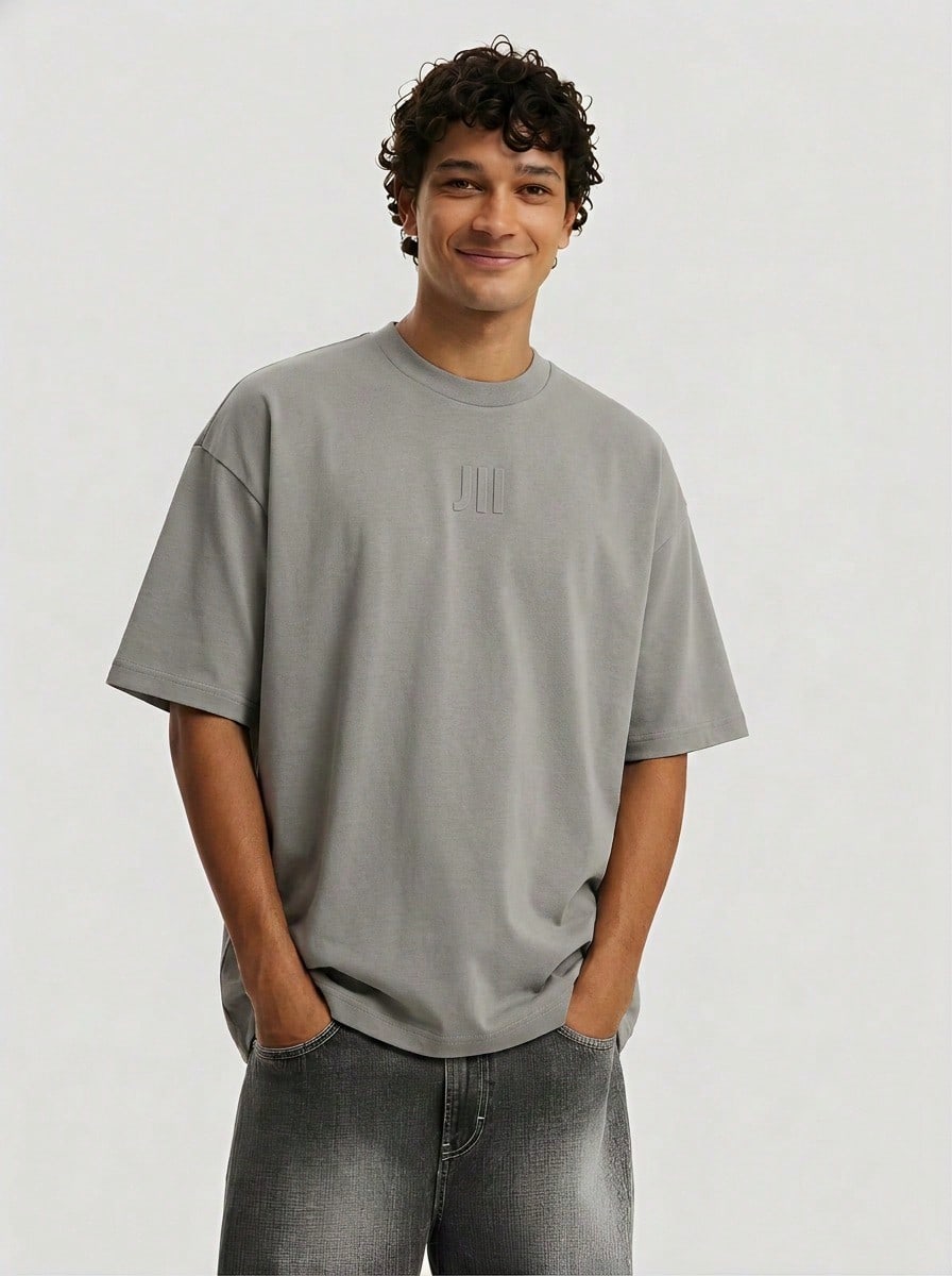 Essentials 阿迪达斯 X FOG 运动性能球衣 T 恤“Clay” IM6091 - 灰色 - 查看 1