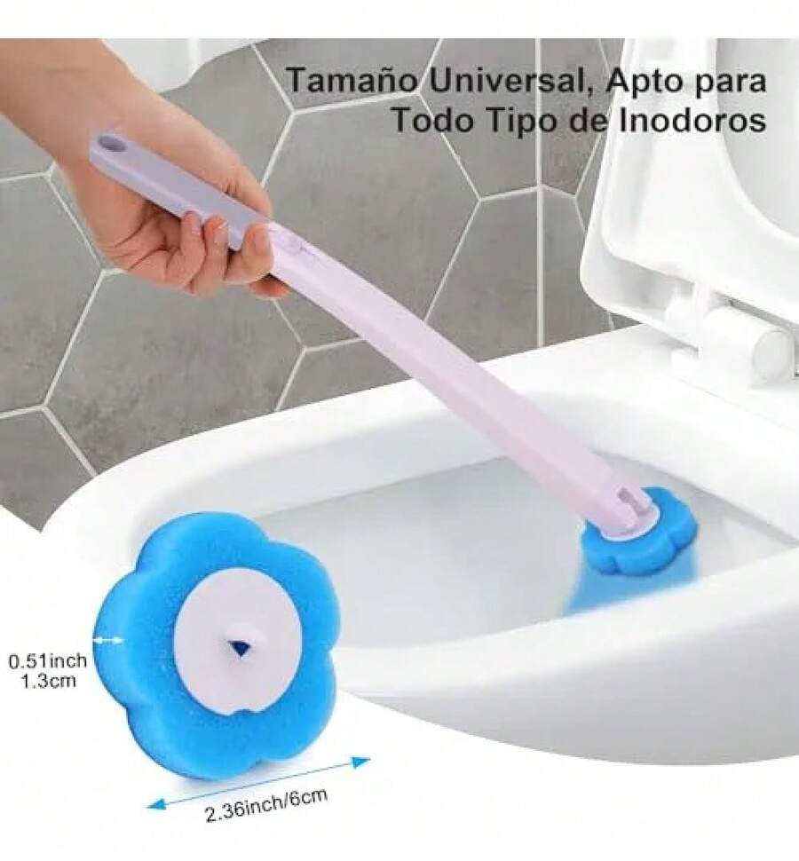 Cepillo Para Limpiar Inodoro Escobilla Desechable Baño 24pcs - 1 - Ver 1