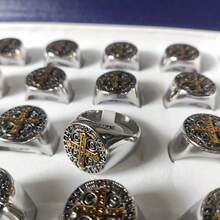 New St. Benedict Ring In Stainless Steel - Nhiều màu - Xem 1