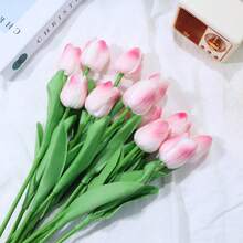 Artificial Tulips - Multiple Colors Available, Suitable For Decorating Living Room And Dining Table. , Fade-Resistant Nordic Style Home Decor, Perfect For Anniversary Celebrations And Party Setups. Essential Gift For Valentine's Day And Mother's Day. - Multicolor - View 6