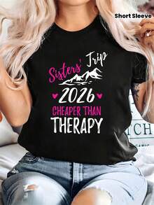 Women T-Shirts - Black - View 3