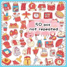 50 Stück Original Polka Dot Doodle kreative frische minimalistische dekorative Aufkleber, geeignet für Notizbücher, Aufbewahrungsboxen usw. Sammelalbum Zubehör Scrapbooking - 50 originelle Polka-Dot-Bilder - Übersicht 12