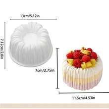 New 4-Inch Single Cavity Tree Stump Charlotte Flower Basket Mousse Mold, French Dessert Baking Cake Silicone Mold - View 16