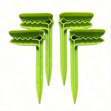 4pcs Outdoor Beach Towel Clips - Picnic Mat Clips, Sturdy Towel And Bedsheet Fasteners For Camping And Beach Trips, Multipurpose Towel And Picnic Mat Fixers, Windproof Outdoor Accessories - Multicolor - View 3