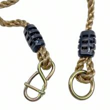 Swing Hanging Ropes - Adjustable, Extra- Nylon Material; Includes Hanging Strap Kit. Supports Up To 650 Lbs; 6 Feet Long; Set Of 2. - Brown - View 5