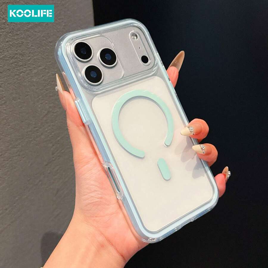 Ốp lưng điện thoại Koolife 1 chiếc bằng TPU mềm, có nam châm và túi khí bảo vệ cho iPhone 13 14 15 16 17 Pro Max Plus, thiết kế dễ thương, thời trang, chất lượng cao, thích hợp làm quà tặng sinh nhật/Giáng sinh cho phụ nữ và các cô gái.