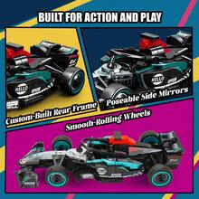 Speed ​​Champions F1 Racing Race Car Toy, Racing Car Building Blocks Set, F1 Model Racing Car Set For Display Or Play, Collectible Assembly Vehicle Toy For Adults, Toy Car For Birthdays And F1 Fans, 300+ PCS - Multicolor - View 6