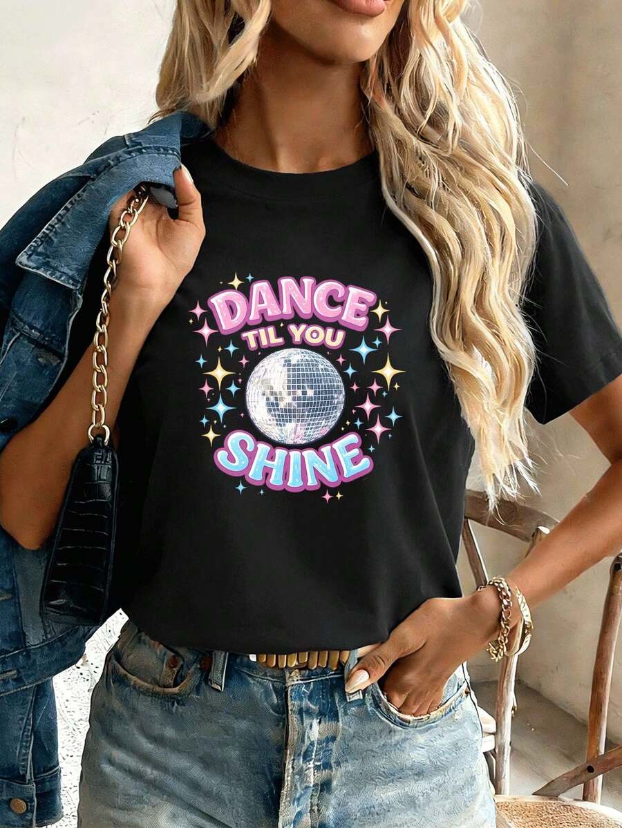 Women T-Shirts - Black - View 1