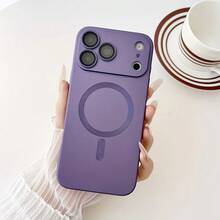 Magnetic Wireless Charging Phone Case With Camera Protection For IPhone 17 Pro Max, 16, 15, 14, 13, 12, 11 Pro Plus, 17e - Dark Purple - View 10