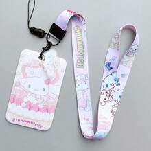 1pc Cute Dog Pattern Card Holder, Suitable For Work ID, Cards And Other Documents. Scratch And Wear Resistant. Can Be Used With Matching Lanyard For Portable Anti-Loss, Ideal For Daily Work And Campus Use. Both Fashionable And Practical. - Multicolor - View 2