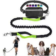 Adjustable Dog Leash And Waist Pack Combo | Hands-Free Pet Carrier With Safety Strap, Portable Dog Walking Vest For Small To Medium Dogs, Small Dog Leash, Dog Vest, Dog Accessories, Dog Walking Gear - Multicolor - View 1