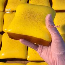 1个 - 2026新款超柔软毛绒大号珍珠奶茶吐司捏捏乐玩具，逼真珍珠奶茶吐司质感，创意甜点感官礼物 - 节日礼物，创意惊喜，完美礼物 - 彩色 - 查看 5