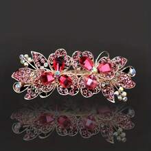 Women's Rhinestone Elegant Hair Clip, Ponytail Clip Hair Accessory - A - View 2