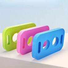 1 pieza Tabla de flotación de espuma EVA - Conector flotante - Ligero - Accesorio de espuma específico para piscina perforado - Conector de varilla flotante colorido para fiestas de verano en la playa y actividades al aire libre, adecuado para principiantes, artículos esenciales de playa, flotador de piscina - Multicolor - Ver 12