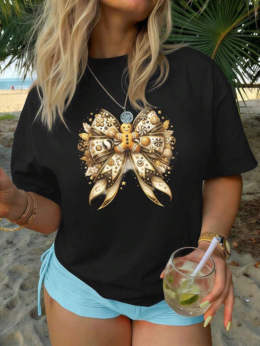 Women T-Shirts - Black - View 1