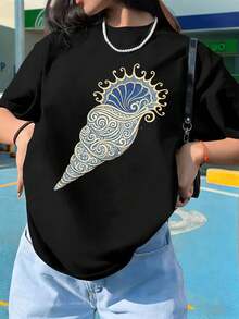 Women T-Shirts - Black - View 1