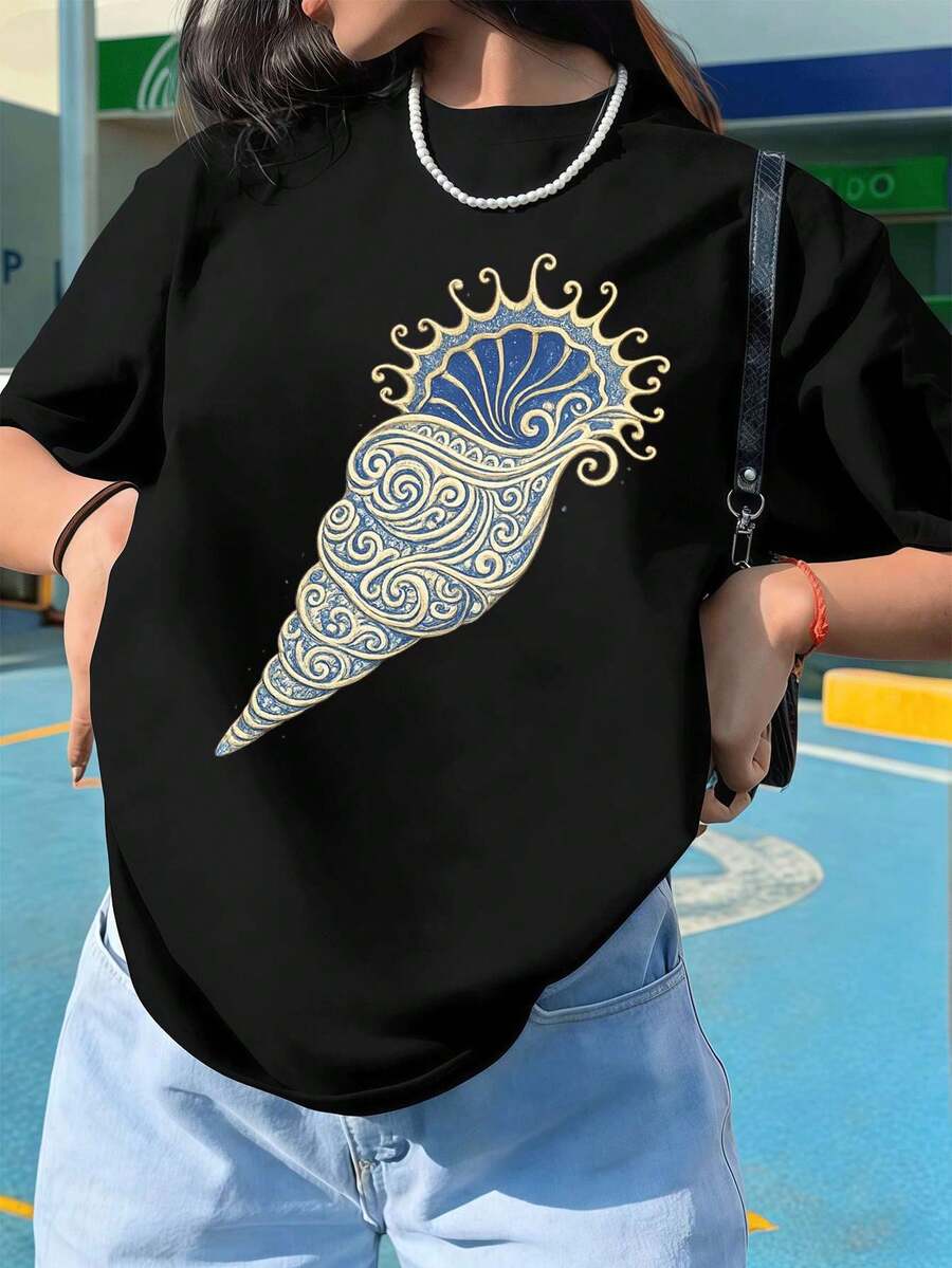 Women T-Shirts - Black - View 1