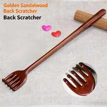 All-In-One Rosewood Back Scratcher, Multi-Functional Itch Relief Rake, Wooden Massage Claw, Self-Scratching Tool - View 4