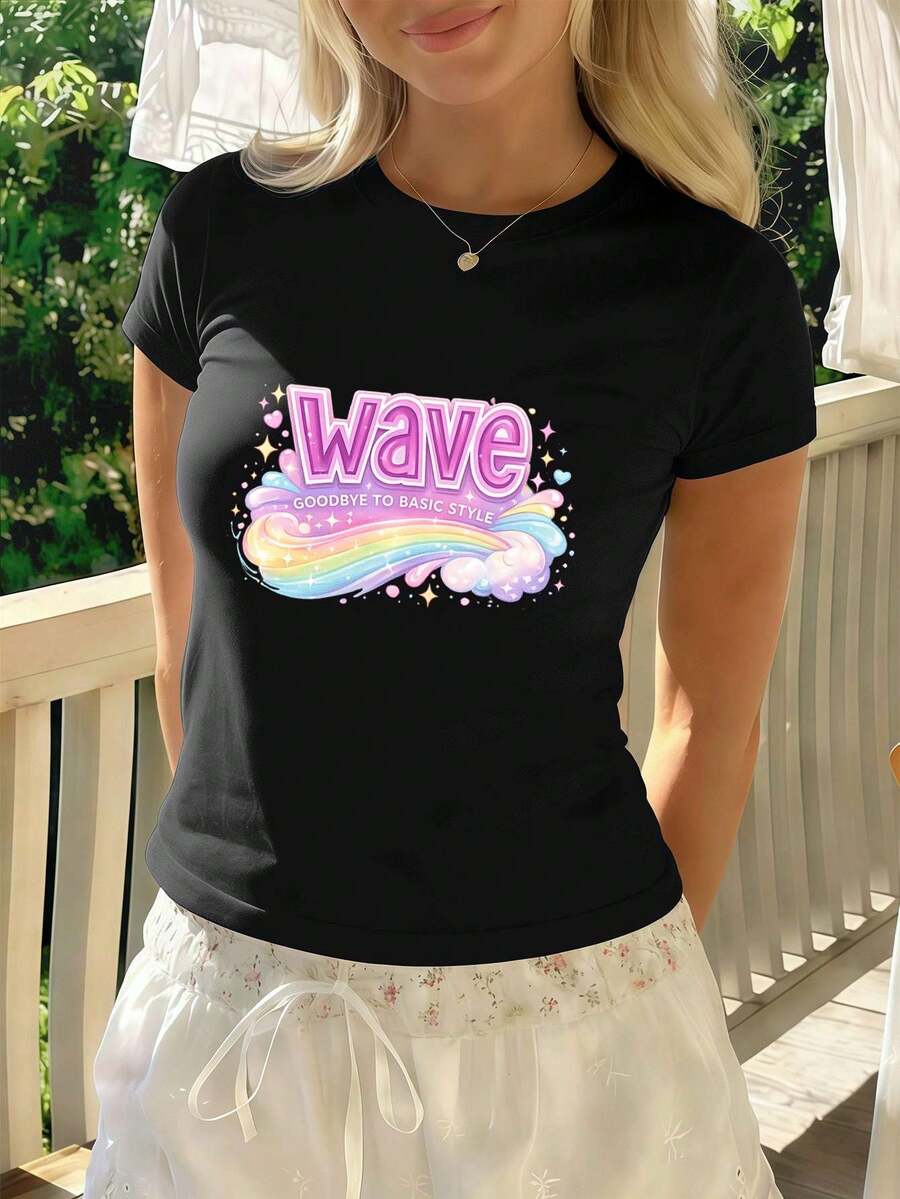 Women T-Shirts - Black - View 1