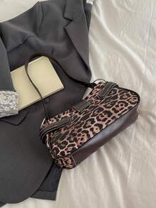 Bolso de hombro vintage de mujer con estilo Y2K, bolso de hombro en forma de media luna, bolso de hombro casual diario adecuado para compras, billetera, mujeres jóvenes, estudiantes universi - Café 2 - Ver 9