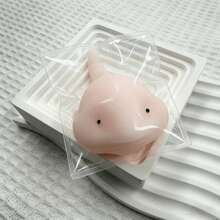 1个软萌搞笑丑鱼，弹性可爱鱼形洗澡玩具，裸露柔软动物挤压玩具，节日派对礼物，趣味恶作剧道具 - 彩色 - 查看 2