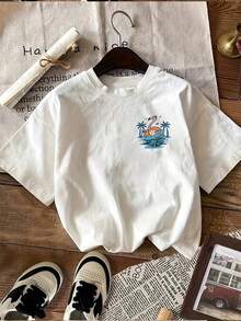 Plus Size T-Shirts - White - View 2