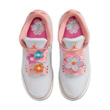 Big Kid's Jordan 3 Retro 'Spring Flowers' Pearl Pink/Orange (II0599 600) - White - View 4