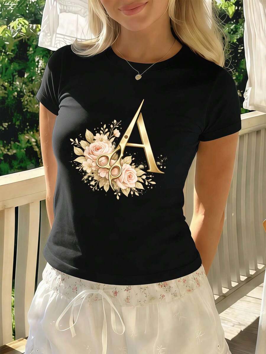 Women T-Shirts - Black - View 1