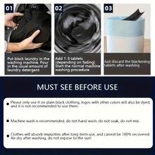 5/15PCS Colorful Black Clothing Color Enhancer Sheets, Non-Woven Fabric Material To Renew Faded Clothes, Enhance Color Saturation And Add Soft Luster, Simple And Effective To Make Clothes Look New Again, Home Use, Color Restoration, Laundry - Strong Version - View 6