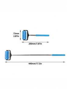1pc Extendable Manual Roller Massager, Multi-Functional Design, Easy Leg Massage, Stainless Steel Retractable Massage Roller, Popular Massage Tool For Home Relaxation - View 10