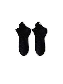 1/3/6 Đôi tất mắt cá chân bằng lụa băng thoáng khí, lưới thêu, tất ngắn mỏng co giãn unisex, tất thuyền màu trắng - Nhiều màu - Xem 14