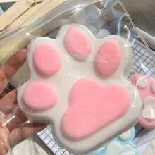 1/5pcs Cat Claw Squeeze Toy Slow Rebound Grape Orange Color Stress Relief Cube Stretchy Big Squeeze Slime Finger Spinner Toy Classy Exquisite Birthday Party Gift 9TGC - Smooth - View 13