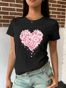 Women T-Shirts - Black - View 2
