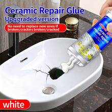 1/2 pcs Agen Perbaikan Keramik Super Tahan Air, Efektif Memperbaiki Retak Wastafel, Memperbaiki Retak dan Kerusakan pada Bak Mandi, Toilet, Wastafel, Cocok untuk Perbaikan dan Renovasi Kamar Mandi, Dapur, dan Lainnya - Perekat Perbaikan Keramik - View 8
