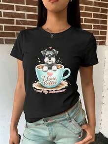 Women T-Shirts - Black - View 2