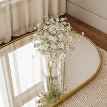 Smooth And Exquisite 16"X59" Arched Full Length Mirror Full Body Free Standing Floor Mirror, Gold - Vàng - Xem 4