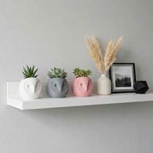 Cute Owl Succulent Plant Pot, Small Indoor Succulent Cactus Air Plant Pot, Pink Decorative Owl Flower Pot Suitable For Desk, Windowsill, Home Decor - A - View 3