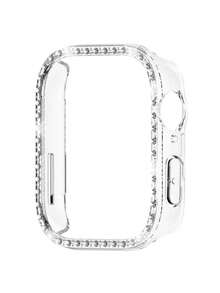 1个透明闪亮单排水钻表壳，适用于华为Watch Fit 3和Fit 4，闪亮夺目的表壳保护套，时尚智能手表表壳，魅力闪耀的表壳保护套，时尚配饰表壳，优雅装饰表壳，奢华闪亮的表壳保护套，精美闪亮的表壳，适合女性佩戴，适合作为礼物送给女友、朋友、家人，适合派对、日常出行、旅行、约会等场合。 - 無色 - 查看 5