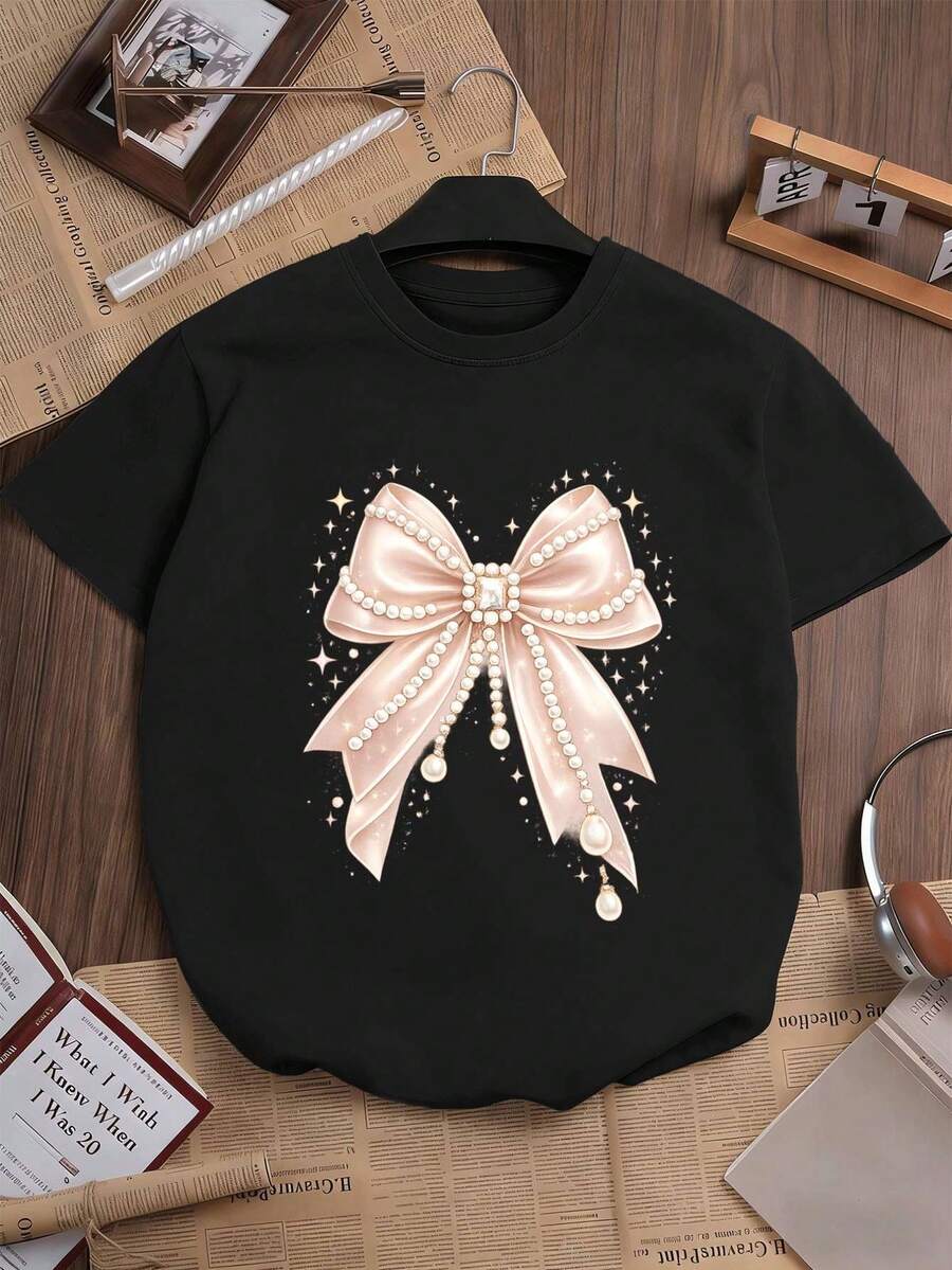 Women T-Shirts - Black - View 1