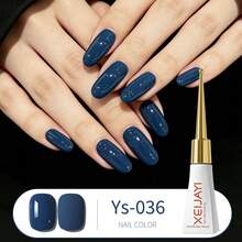 XEIJAYI 1pc 10ml, 60-Color Solid Gel Nail Polish For Choose, UV/LED Compatible Nail Art Gel Polish, For Salon And Home DIY Manicure - Multicolor - View 19