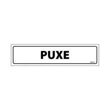 Combo 3 Placas De Sinalização Puxe 30x7 Ecom IA - E-821 F9e - 3PCs - Visão 3