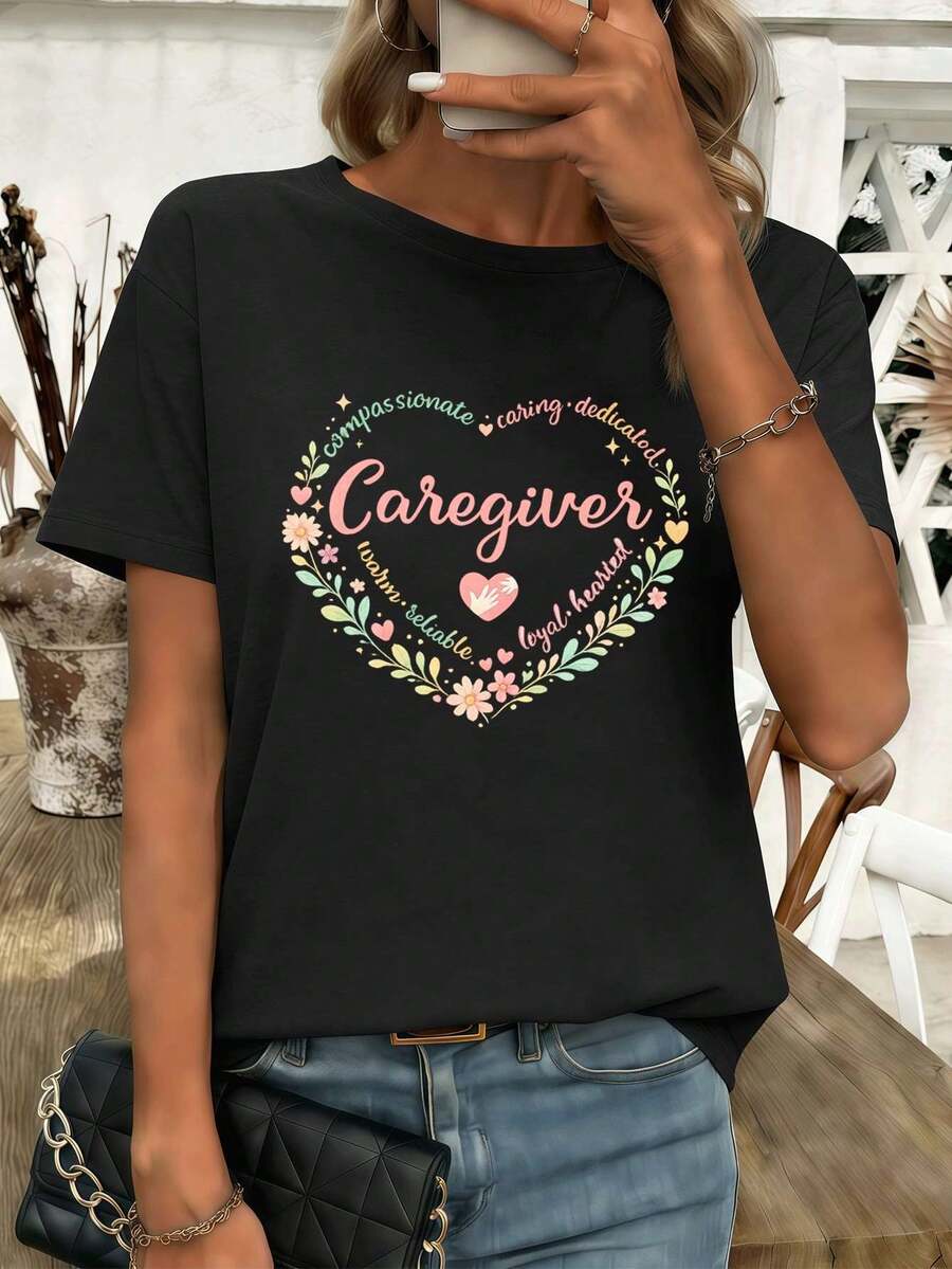 Women T-Shirts - Black - View 1