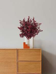 3/6 Peças Decoração de Casamento Artificial Respiração de Bebê, Decoração Interna de Planta Artificial, Decoração de Outono, Encher Vaso Central, Adequado para Sala de Jantar, Quarto, Banheiro, Dia dos Namorados, Ano Novo, Jardim Externo, Adereços de Fotografia, Florais de Peitoril, Presente do Dia dos Namorados - Vinho - Visão 8