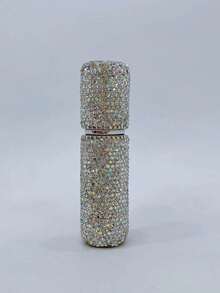 Mini Refillable Perfume Spray Bottle, Travel Perfume Atomizer, Glitter Perfume Bottle, Crystal Perfume Bottle, Pocket Size, Travel Essential, Travel Organizer, Beach, Summer Vacation, Back To School, School Supplies, Holiday Camping, Holiday Essential Accessories, Women's Perfume, Men's Perfume - Silver - View 7